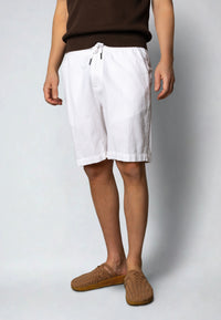 Clean Cut Copenhagen Luca cotton/linen shorts Shorts Hvid